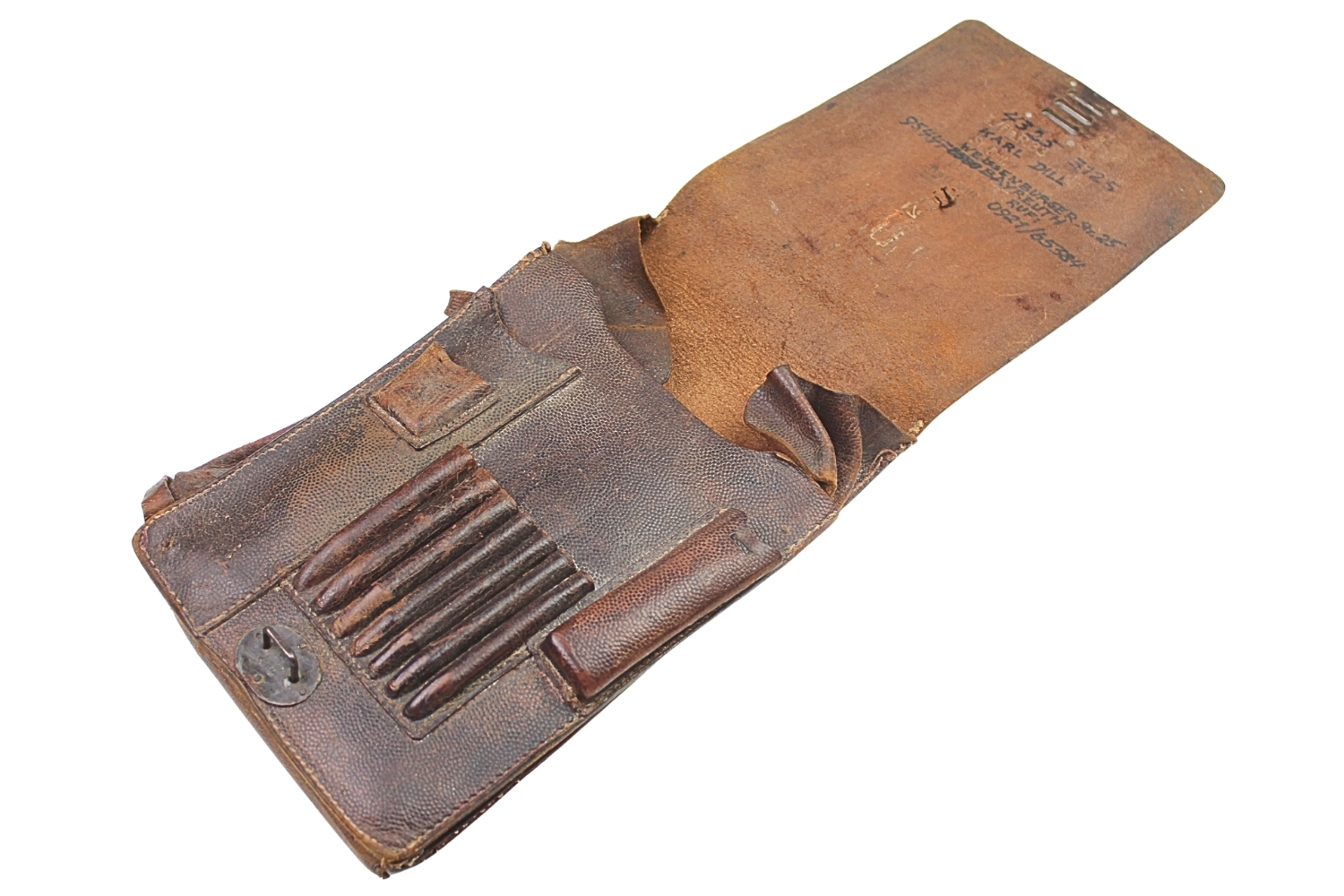 RAPORTÓWKA-MAPNIK MELDENKARTENTASCHE M35 oznaczenia pułkowe