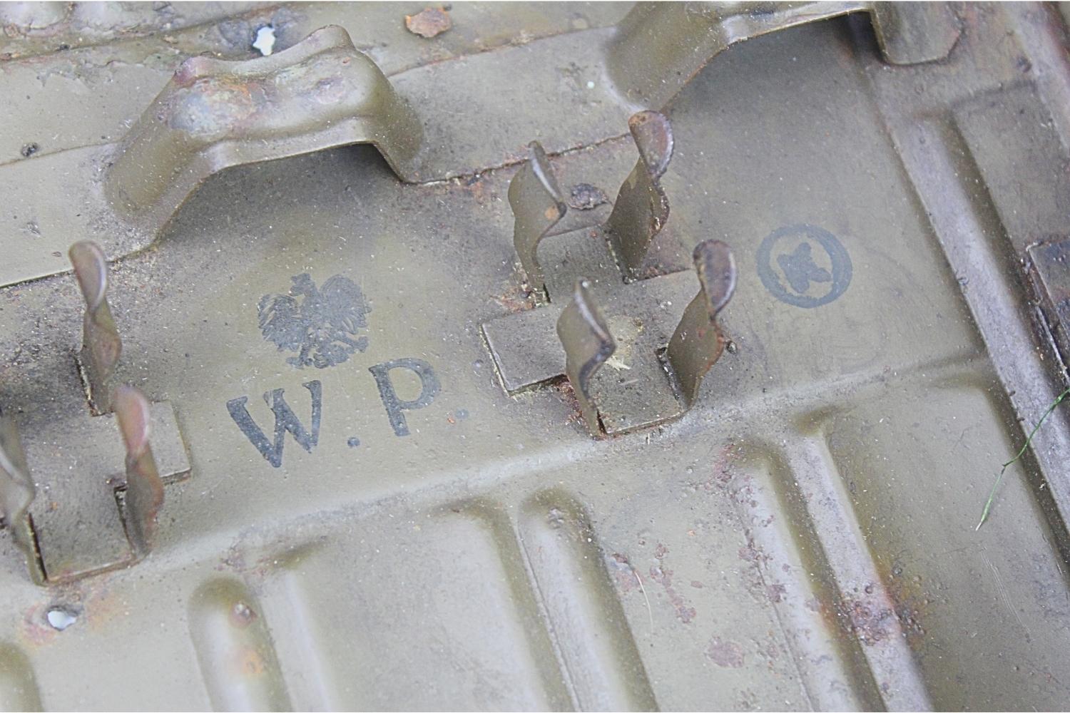 II RP Skrzynka z trzema granatami Stockes-Brandt 81mm wz.31 UNIKAT 