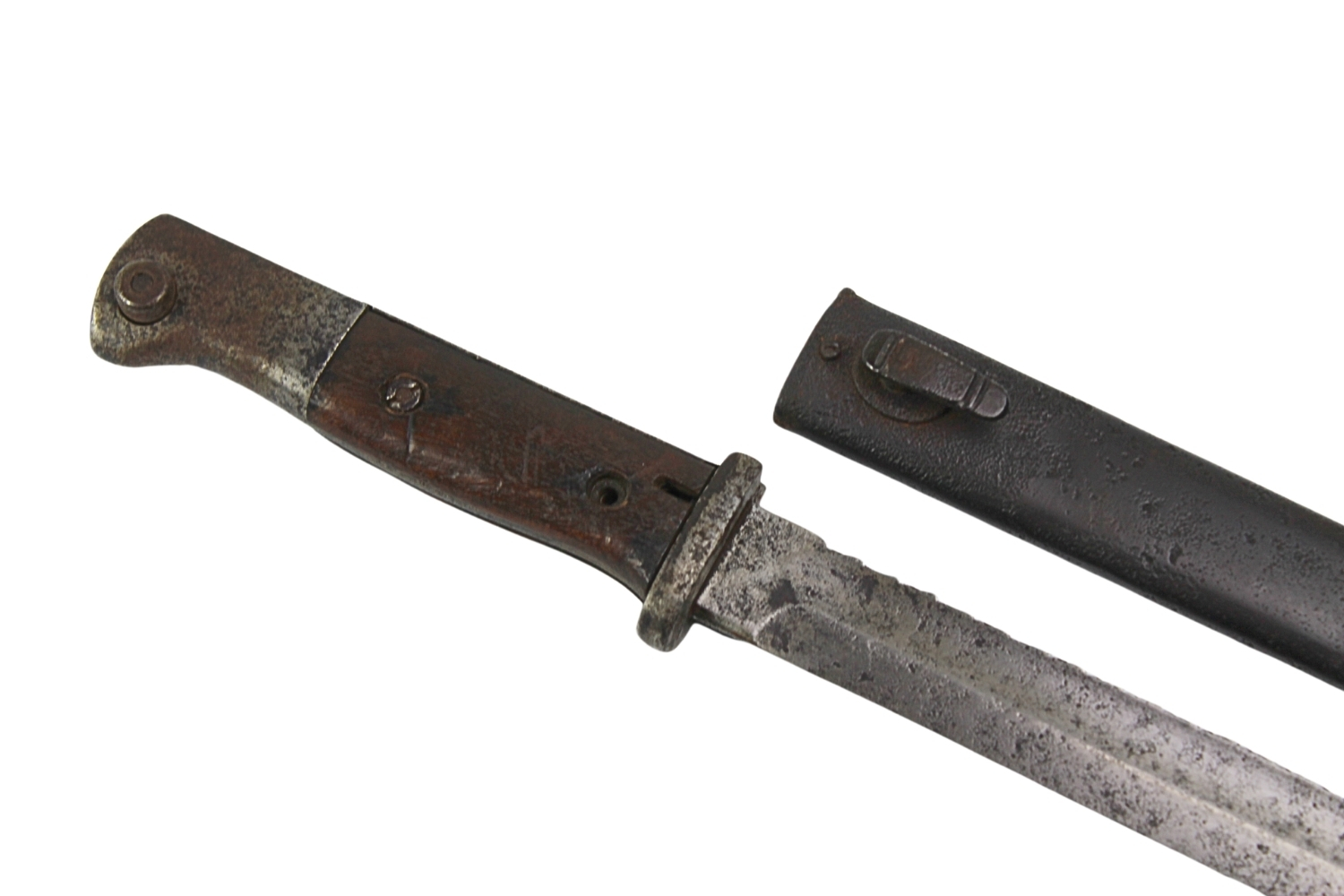 Bagnet niemiecki S84 98 Gottlieb Hammesfahr Solingen z piłą