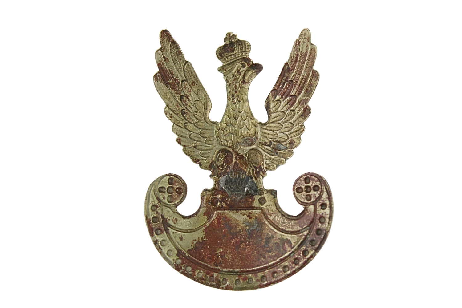 II RP Orzeł wz.19 Grabski Łódź Biały Metal