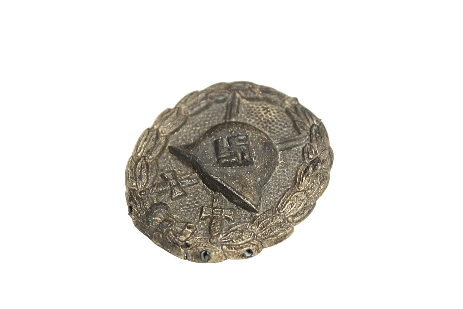 NIEMCY SREBRNA ODZNAKA ZA RANY Pierwszego wzoru 1936 "Legion Condor"CYNK 