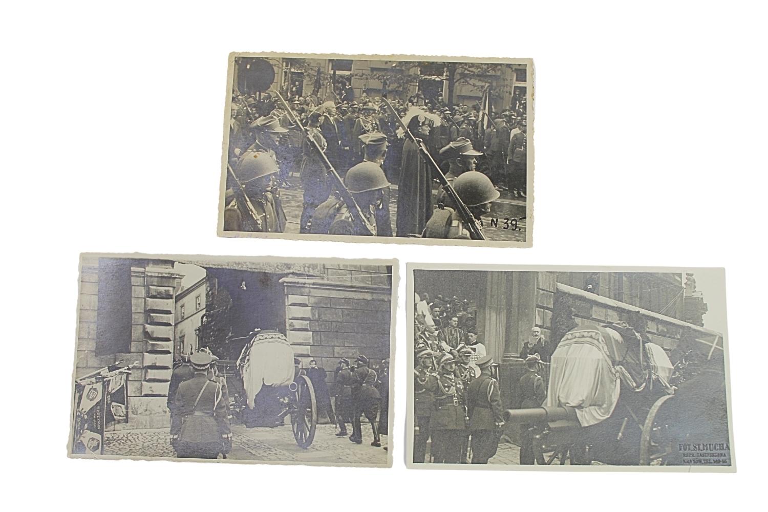II RP Zestaw zdjęć Pogrzeb Marszałka Józefa Piłsudskiego Kraków 1935