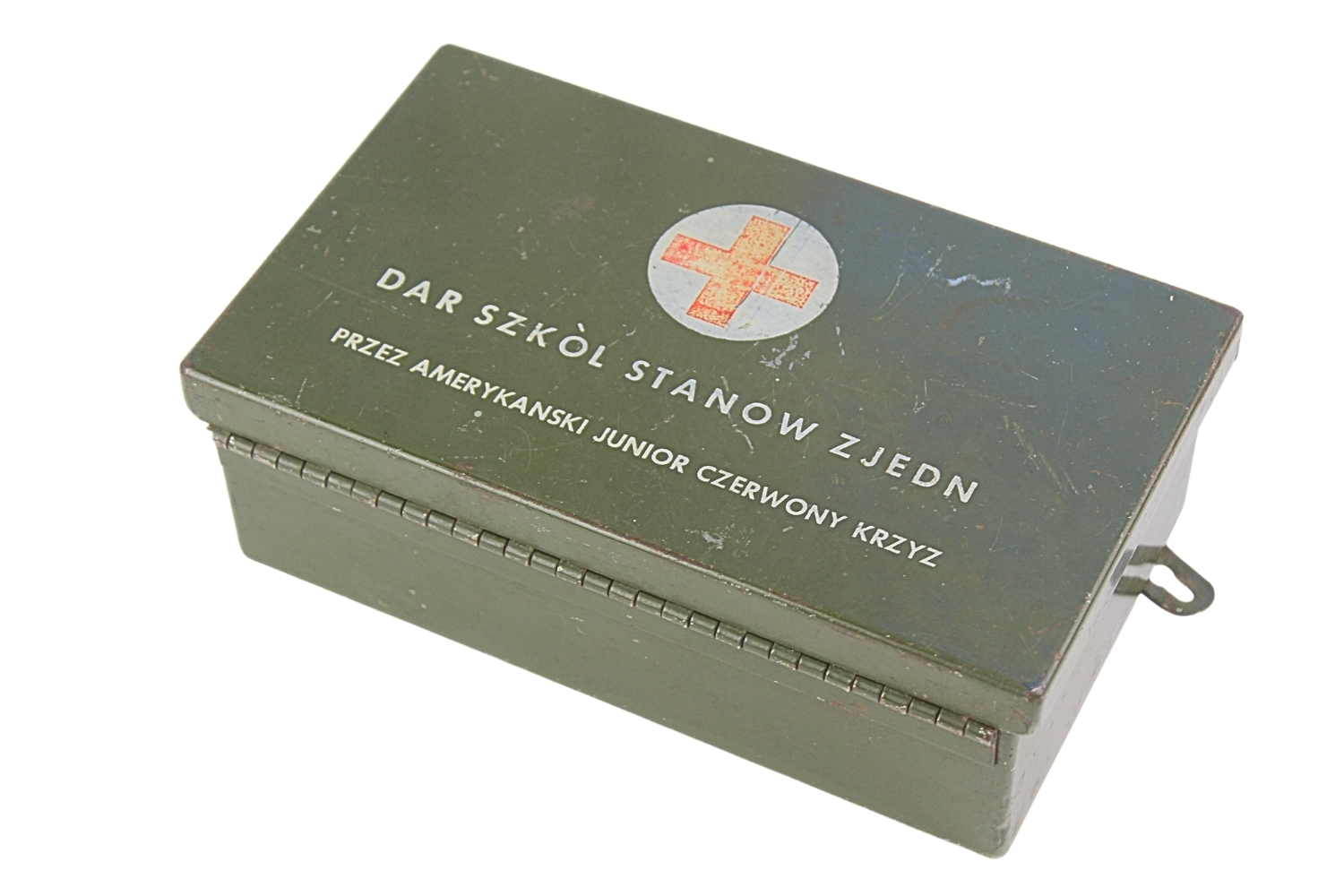 II RP Apteczka Dar Szkół Stanów Zjedn. Amerykański Junior Czerwony Krzyż