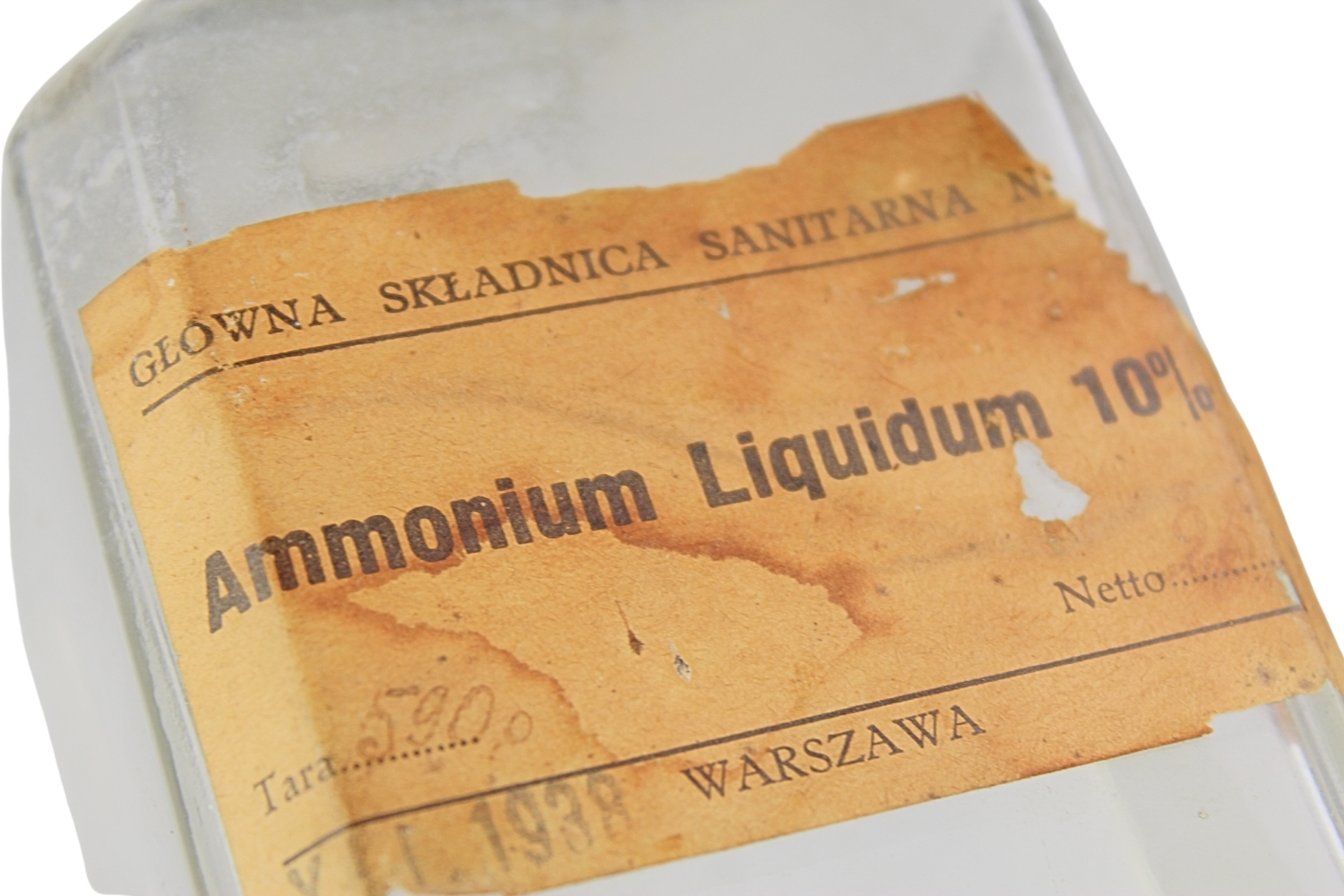 II RP Butelka WP SAN Główna Składnica Sanitarna 1938 500ml