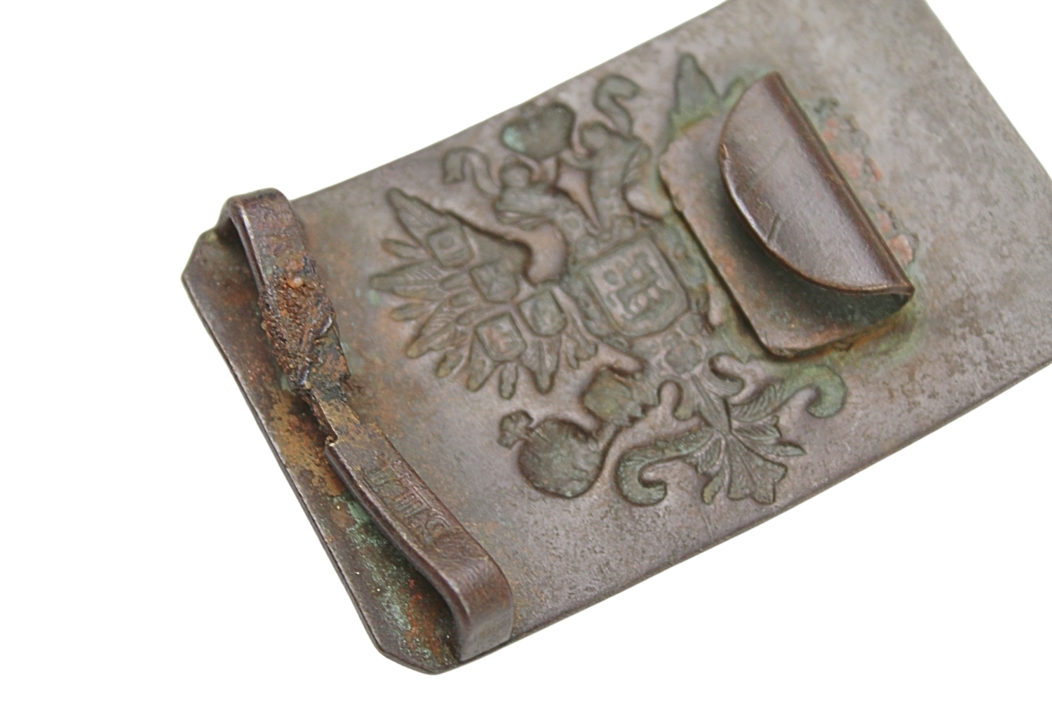 Klamra carska piechoty sygnowana