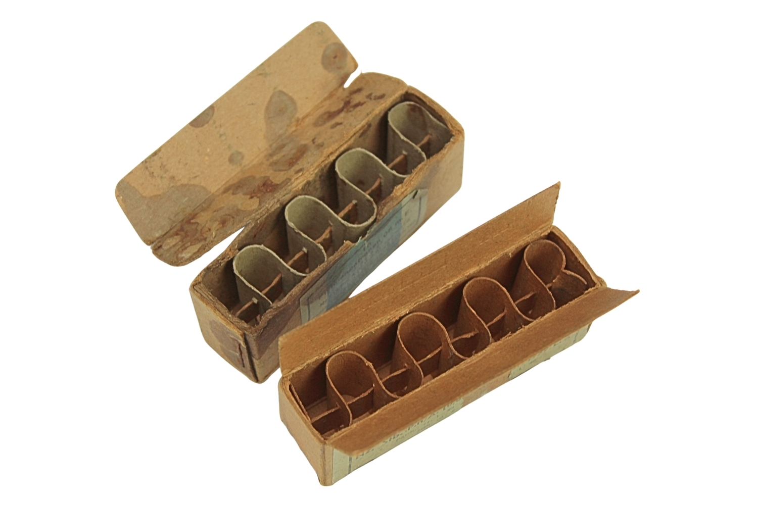 Zestaw pudełek na amunicję pistoletową 9mm 1939, 1942 WH SS