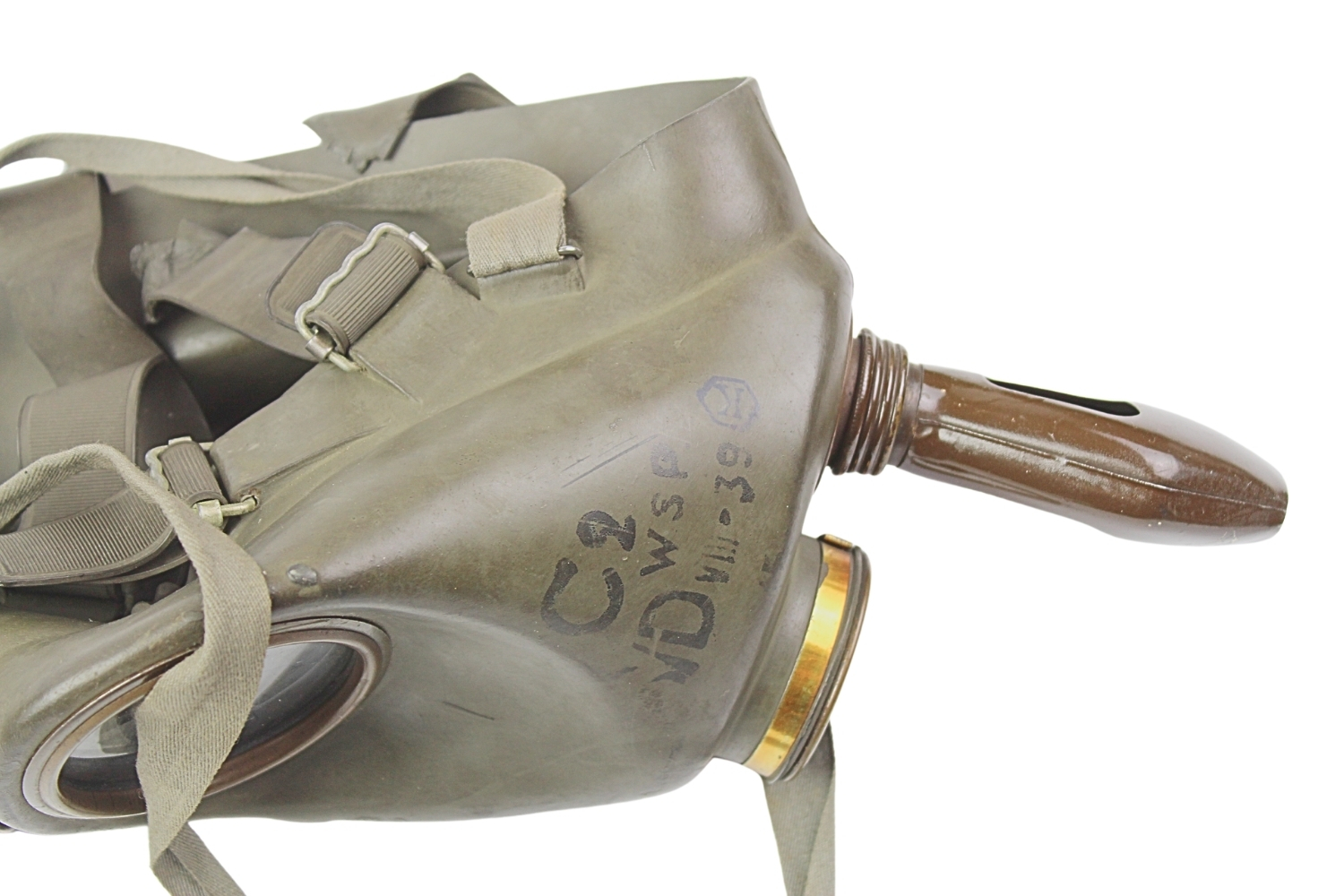 II RP Maska przeciwgazowa C2 z pochłaniaczem 1939