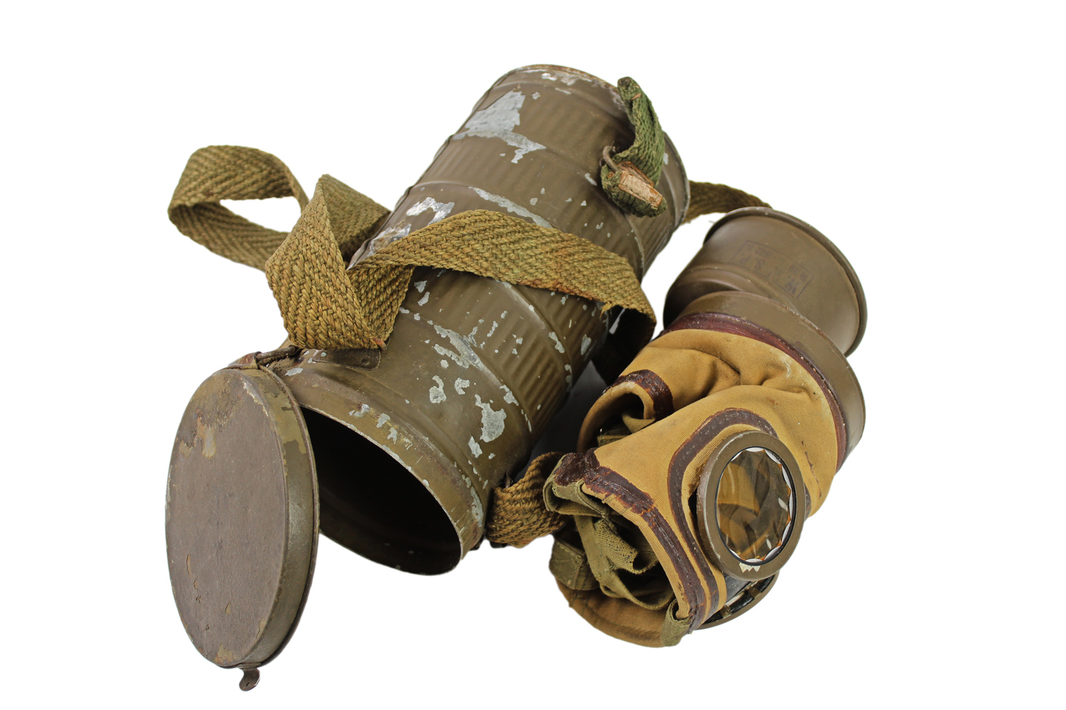 II RP Maska RSC wz.24 z puszką 1934