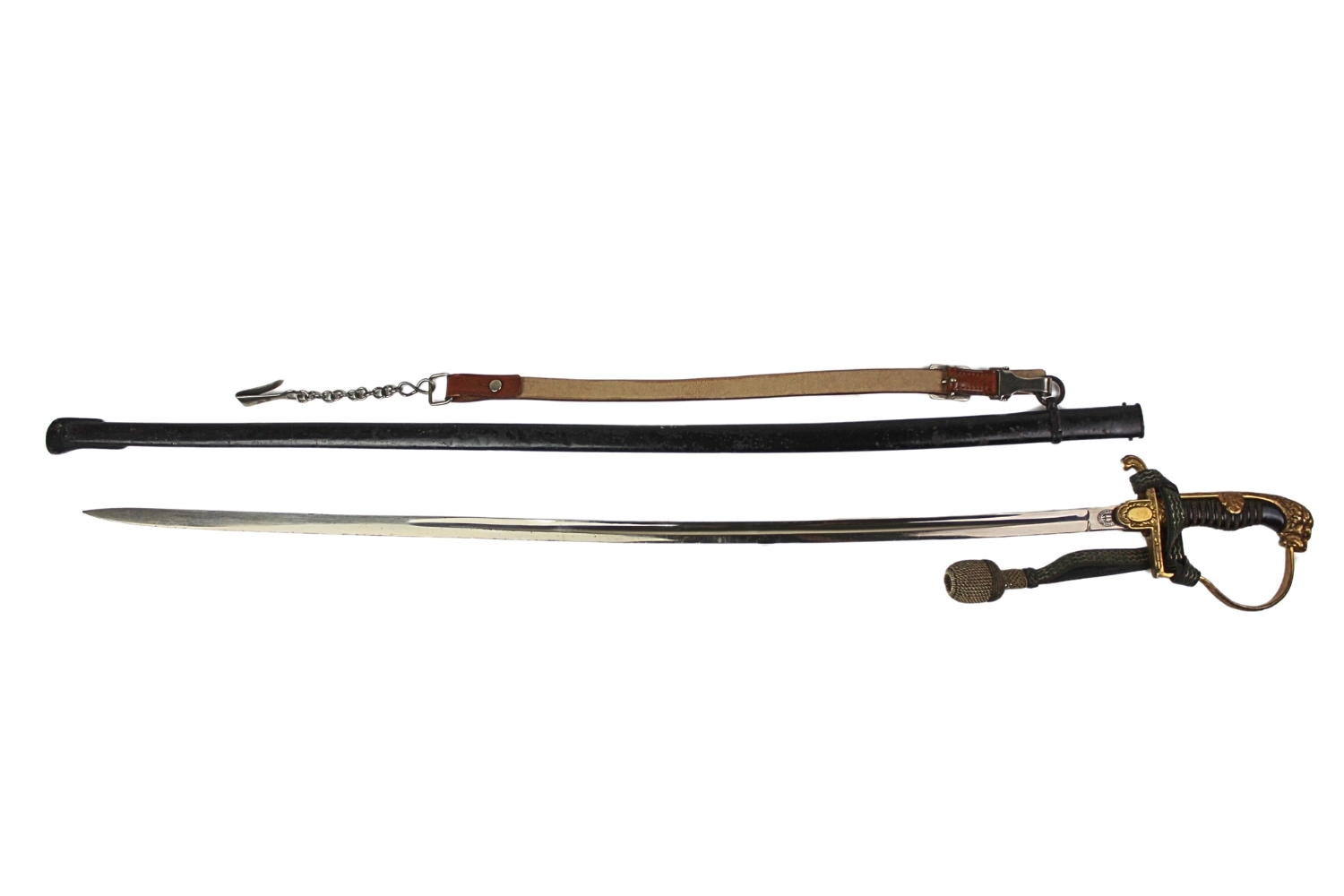 SZABLA OFICERA WEHRMACHTU Paul Weyersberg&Co SOLINGEN Z TEMBLAKIEM