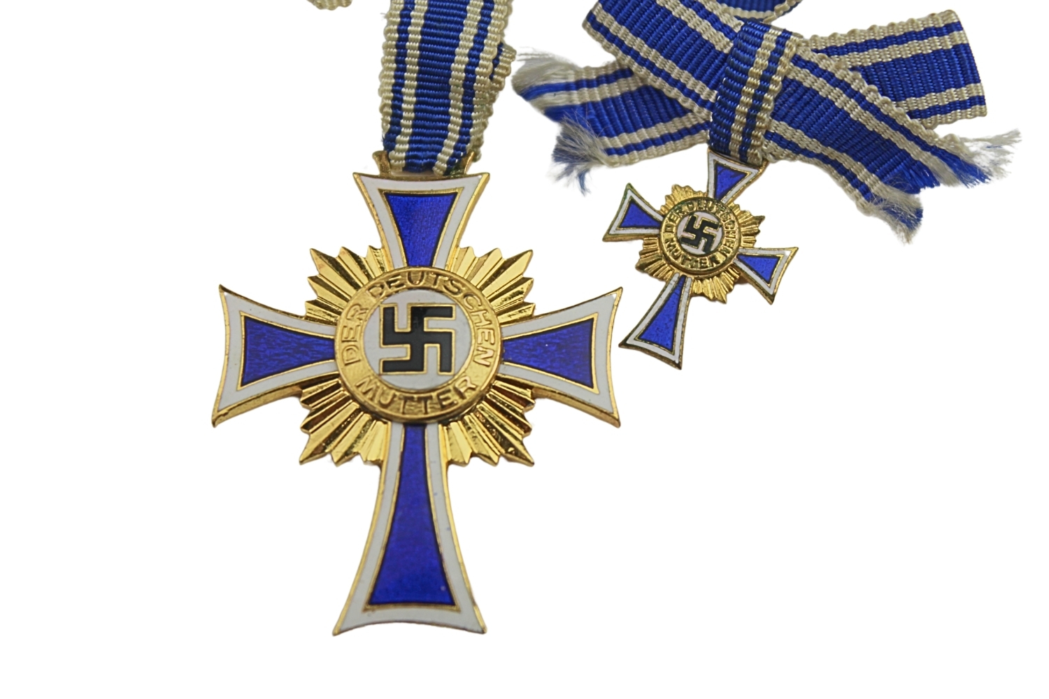 III Rzesza Krzyż Matki 1938 z miniaturką w pudełku 