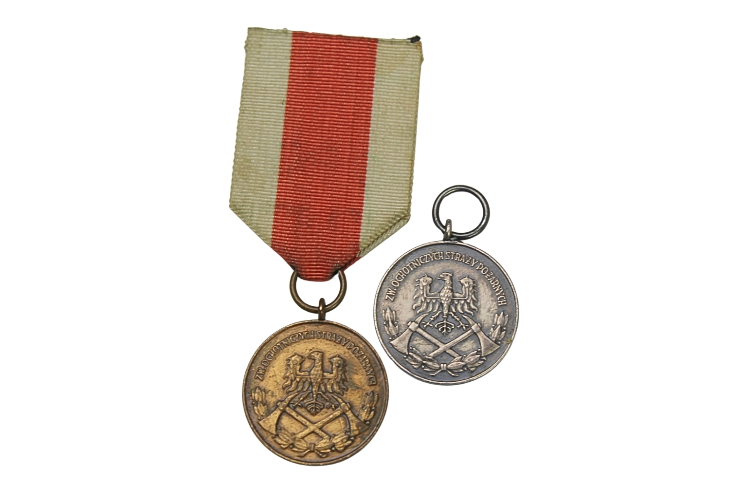 MEDALE ZA ZASŁUGI DLA POŻARNICTWA 2SZTUKI