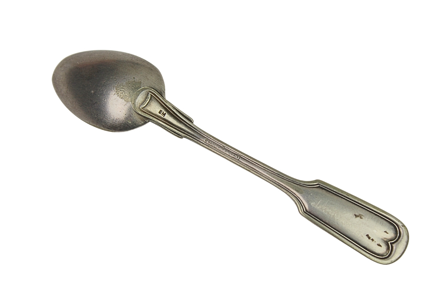 II RP ŁYŻECZKA Z NAŁOŻONYM ORŁEM WZ. 27