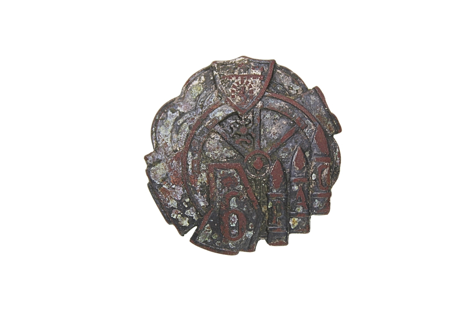 II RP Odznaka 6 Pułk Artylerii Ciężkiej