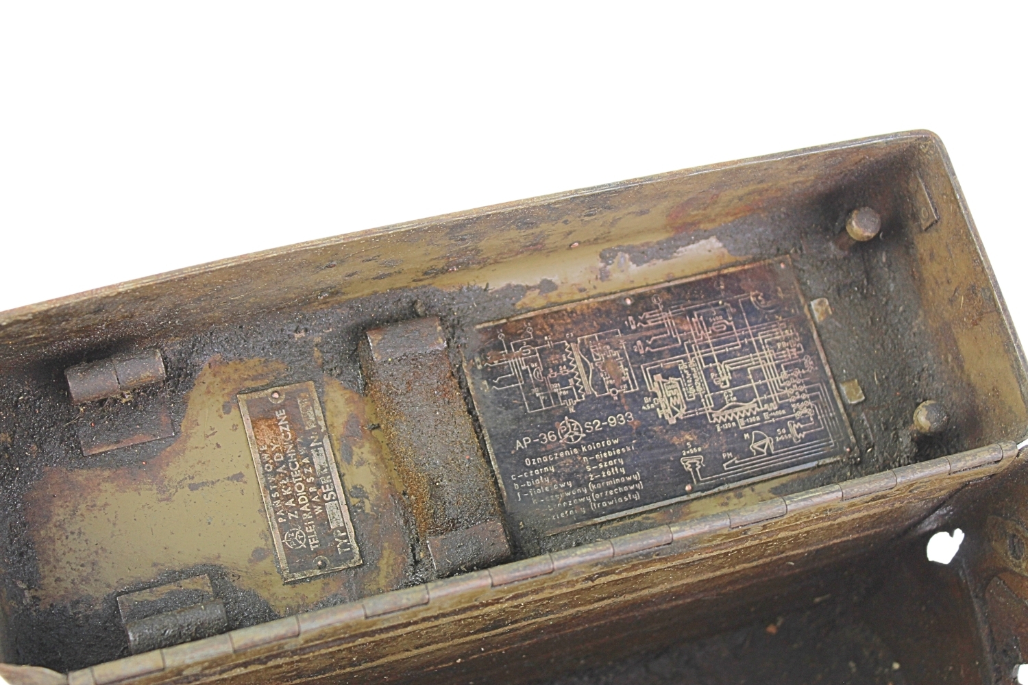 II RP Telefon Polowy AP 36 1937 Obudowa 