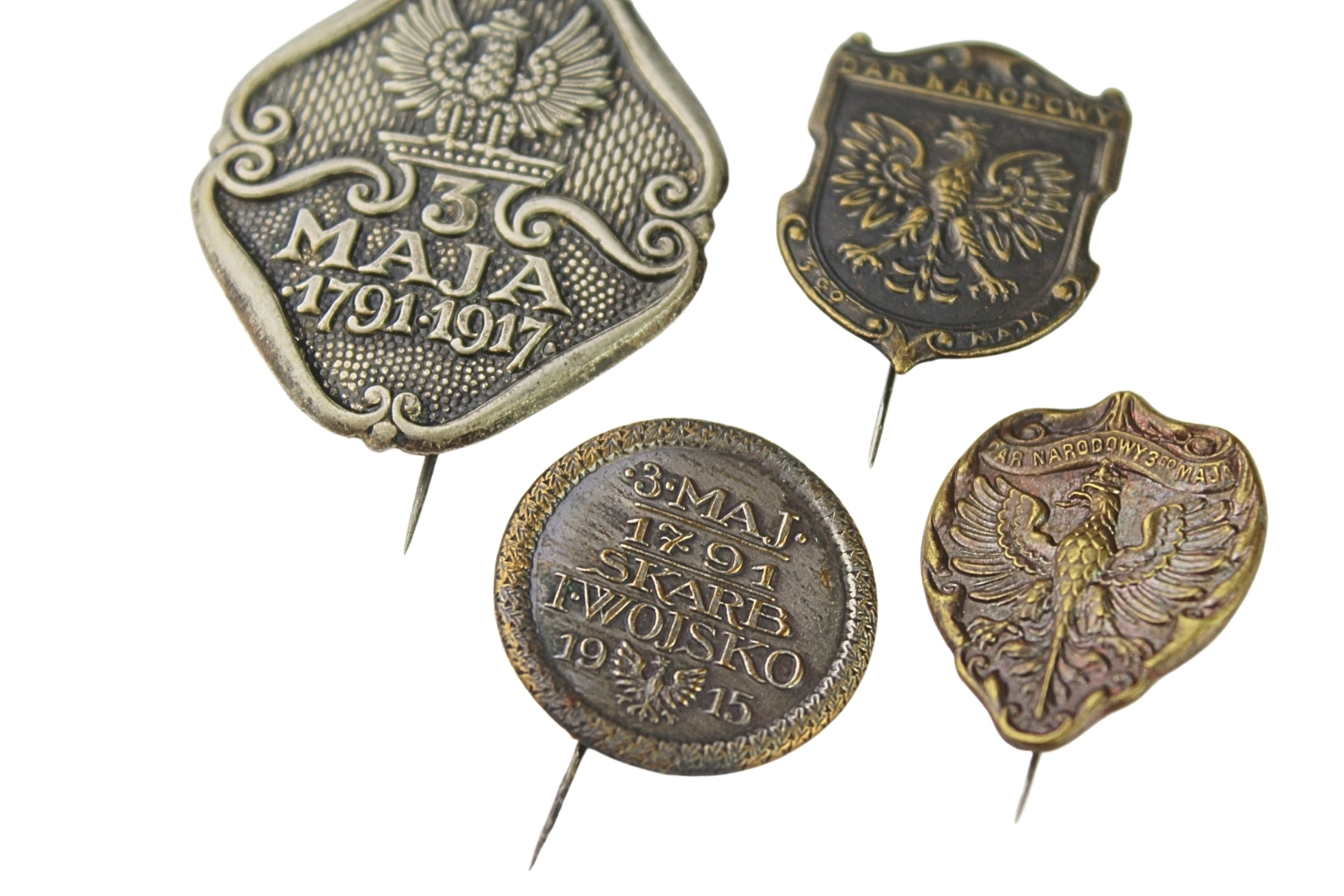 II RP Zestaw Odznak patriotycznych 