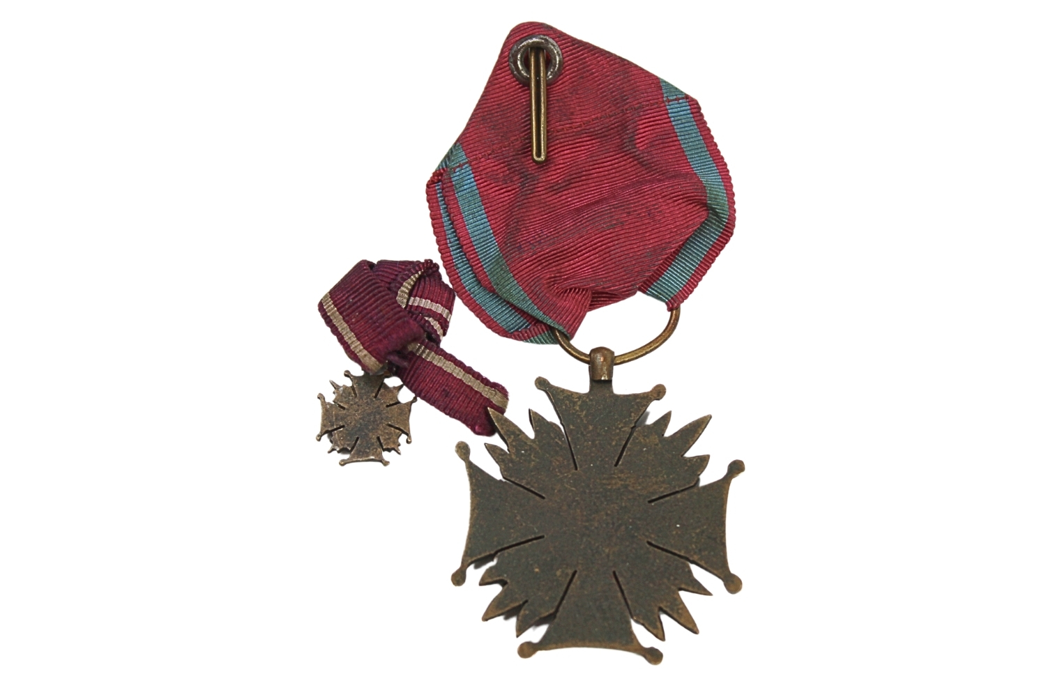 II RP Krzyż Zasługi RP Gontarczyk z miniaturką