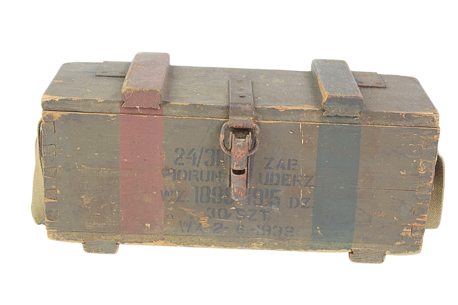 II RP Skrzynka na 30szt. zapalników wz.99/15 W.A.2 1938 W.Borowski 1937