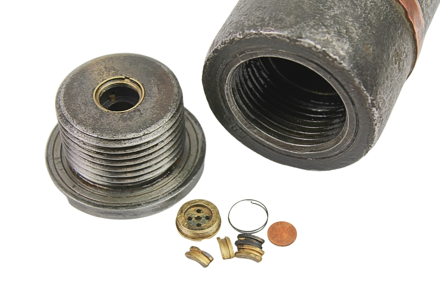 II RP Granat Pancerny 75mm wz.1910 Huta Baildon skorupa dekoracyjna 