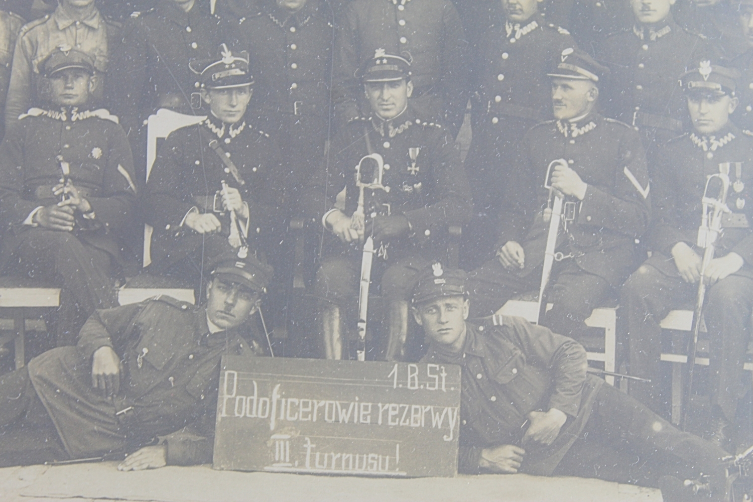 II RP 1 B. Strzelców Podoficerowie Rezerwy III turnusu MG 08/15