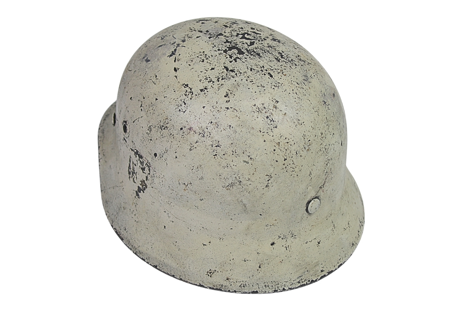 HEŁM M40 SANITARIUSZ SS w kamuflażu zimowym