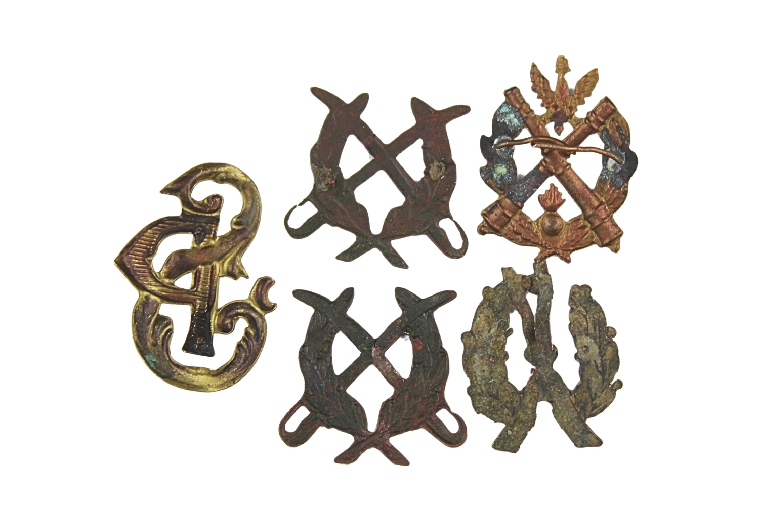 II RP Zestaw korpusówek piechota, kawaleria, artyleria 