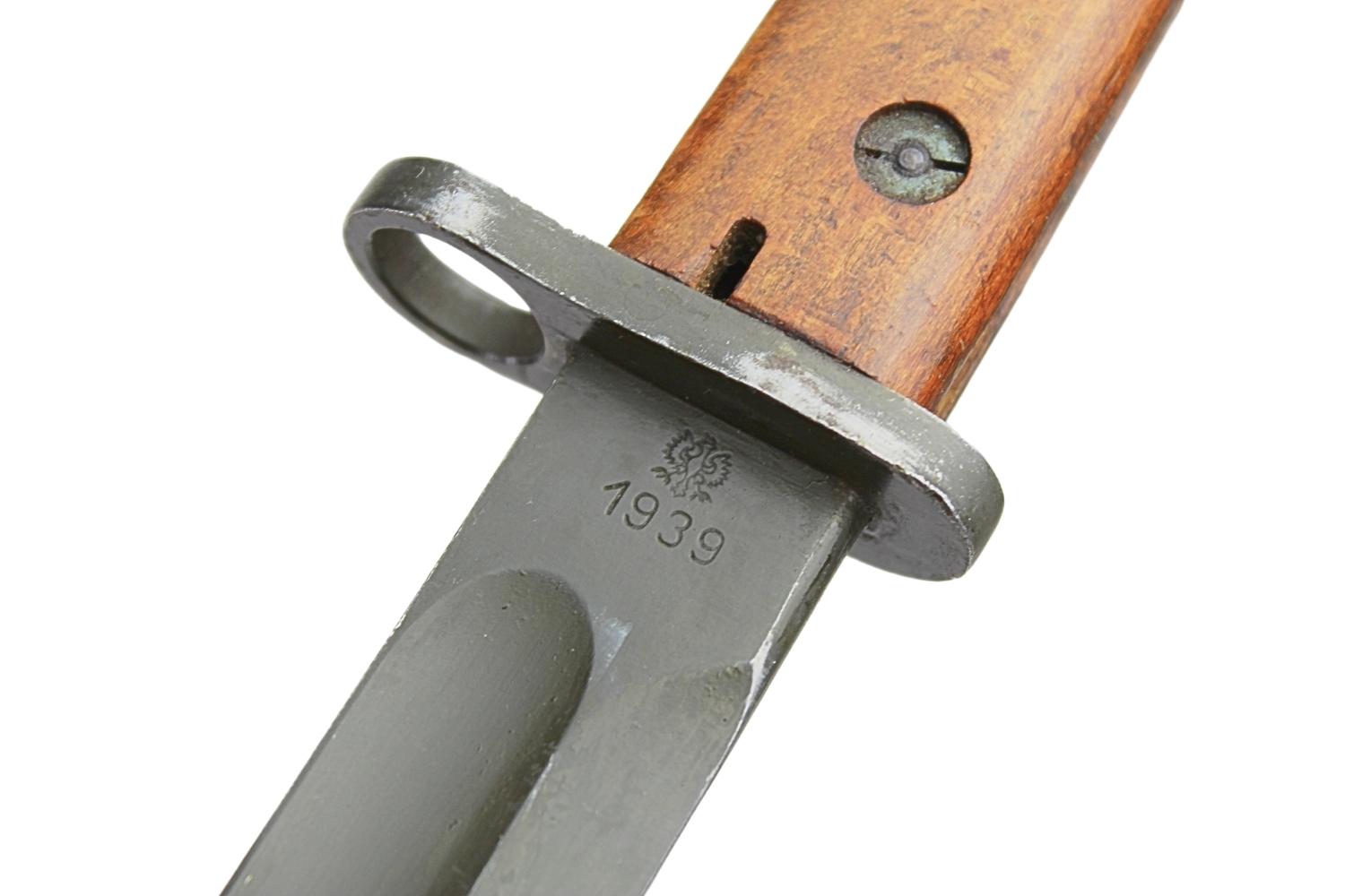 II RP Bagnet wz.29 F.B. Radom Mobilizacyjny 1939 Parkeryzowany 