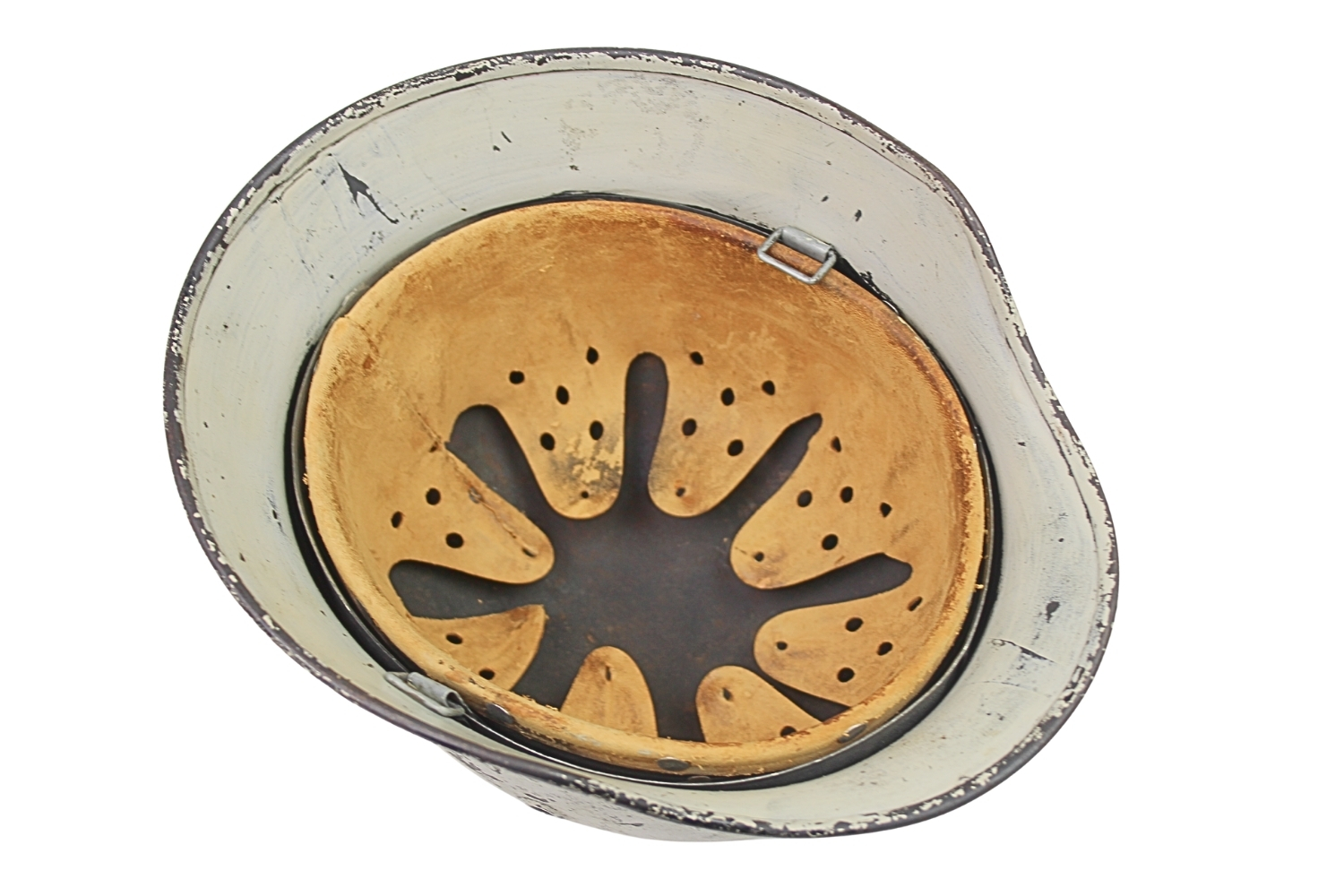 HEŁM M40 SANITARIUSZ SS w kamuflażu zimowym