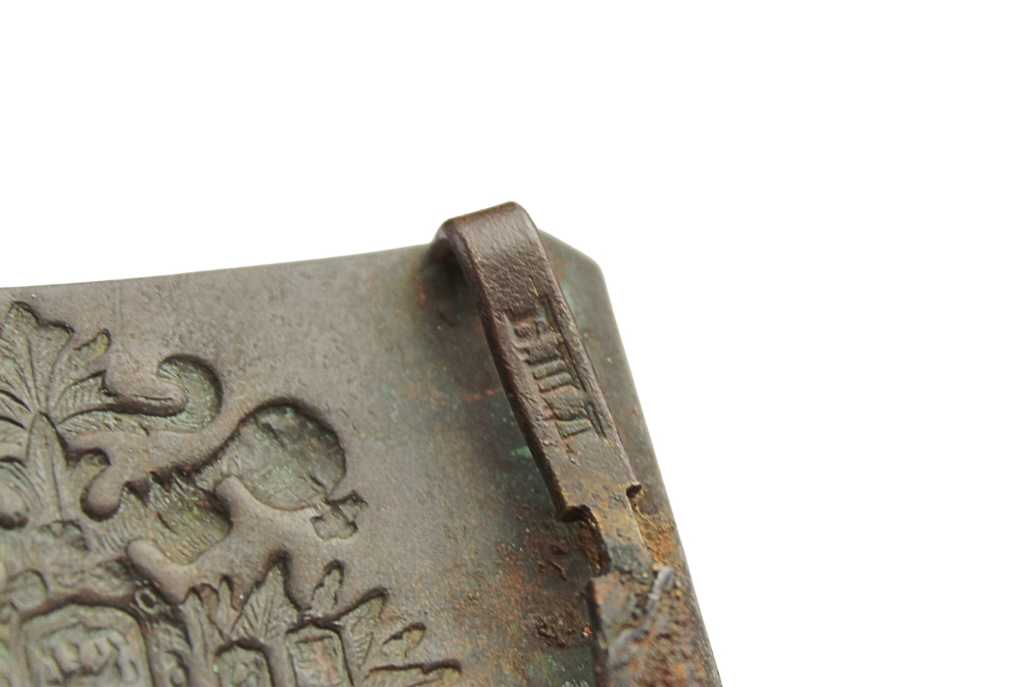 Klamra carska piechoty sygnowana