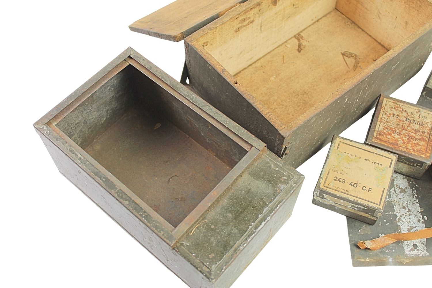 Skrzynka z konserwą na ładunki do moździerza Stockes Brandt 81mm