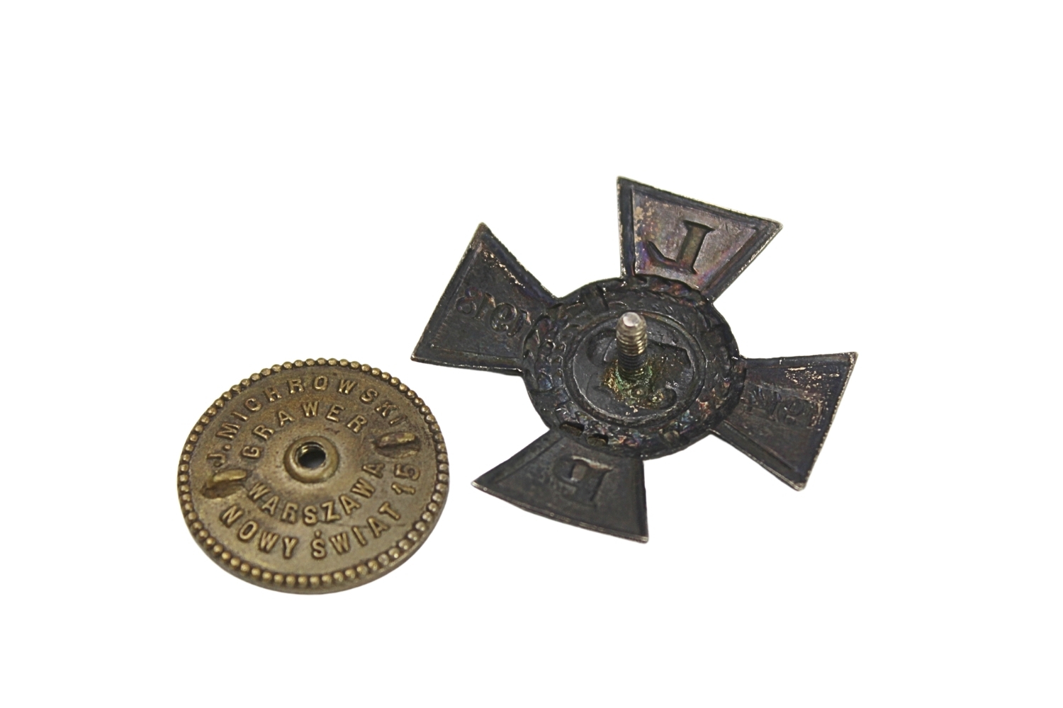 II RP Krzyż Legionowy JP 1914-1918 J. Michrowski  srebro