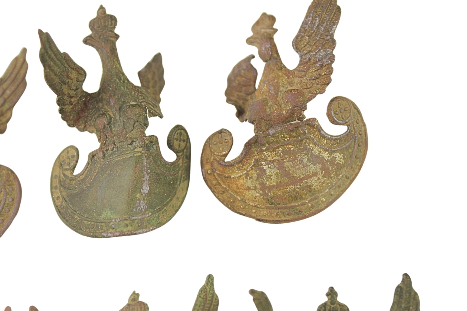 II RP Zestaw reliktów orłów wz.19 