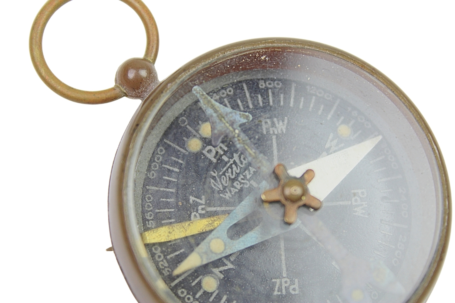 II RP KOMPAS OFICERSKI  Veritas Warszawa Tworzywo  UNIKAT!