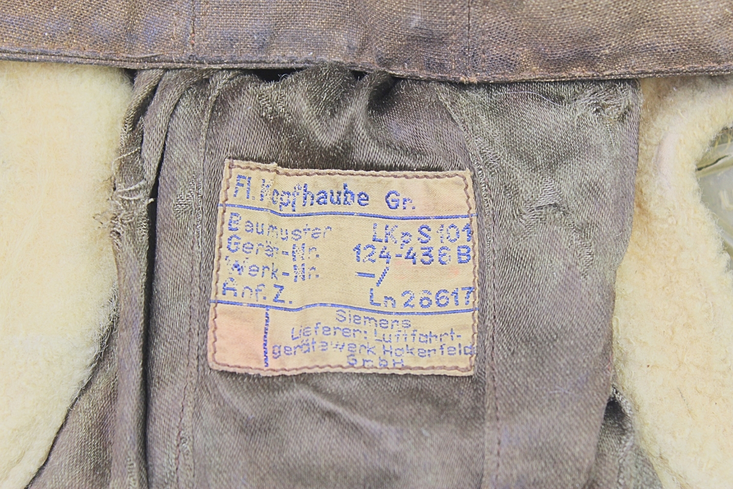 NIEMCY HEŁMOFON LOTNICZY LUFTWAFFE