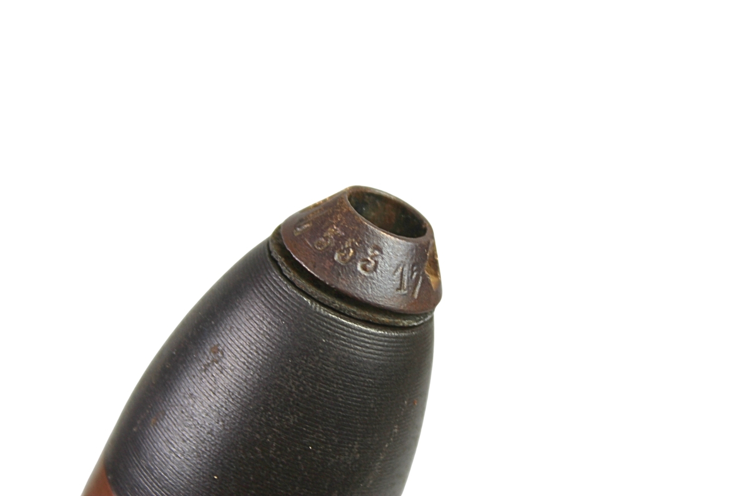 NABÓJ 37MM C/97 KARLSRUHE SKORUPA DEKORACYJNA