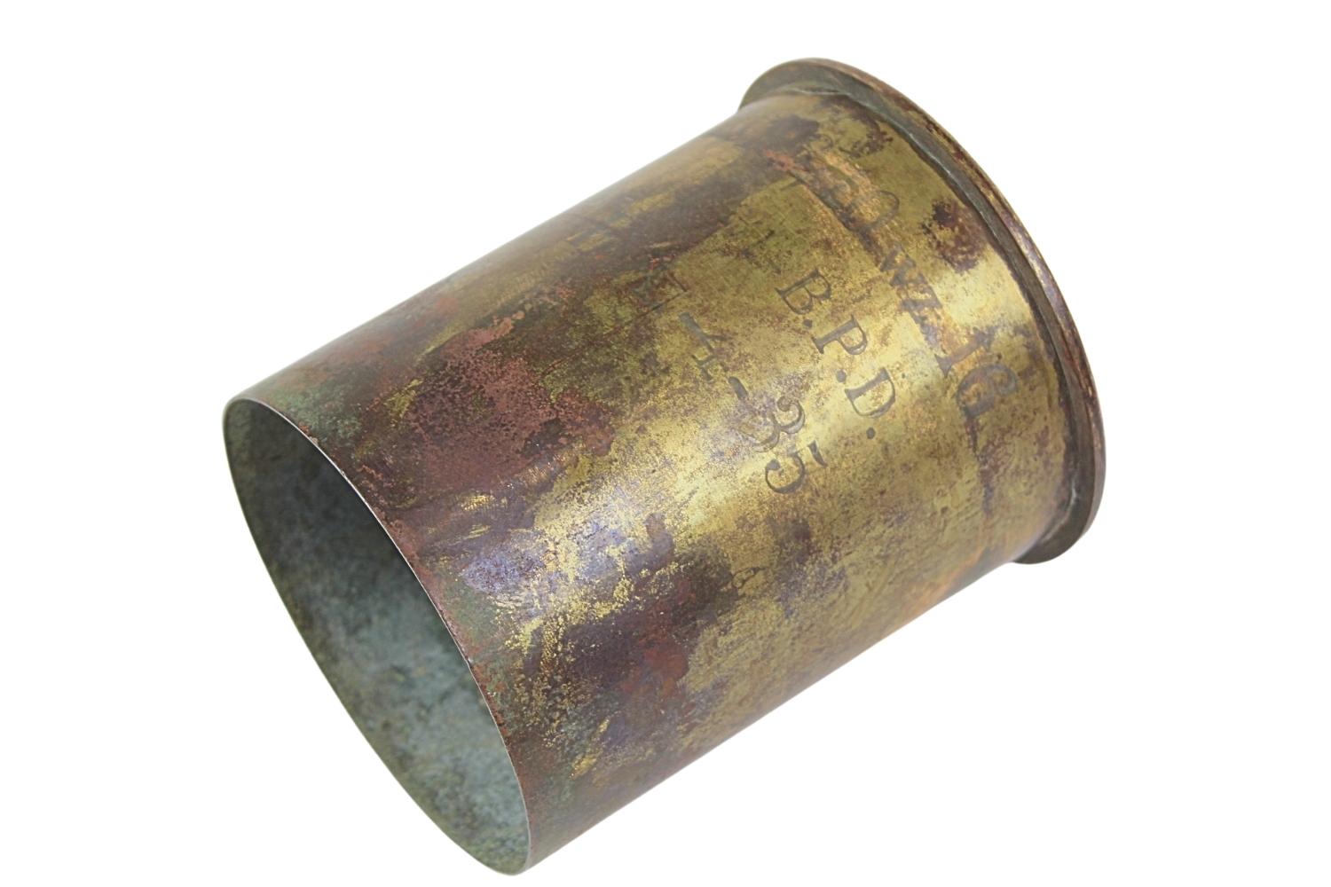 II RP Łuska Haubica 100mm wz.14/19 P 1934  Orzeł skorupa dekoracyjna 