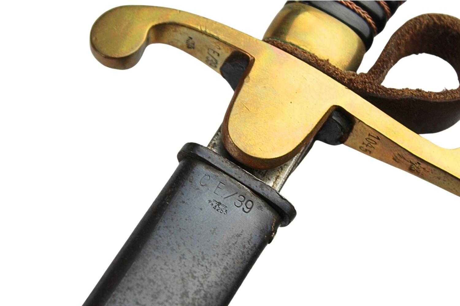 Szabla oficerska Niemcy Eickhorn Solingen C.E. 1939 Waffenamty zgodna 