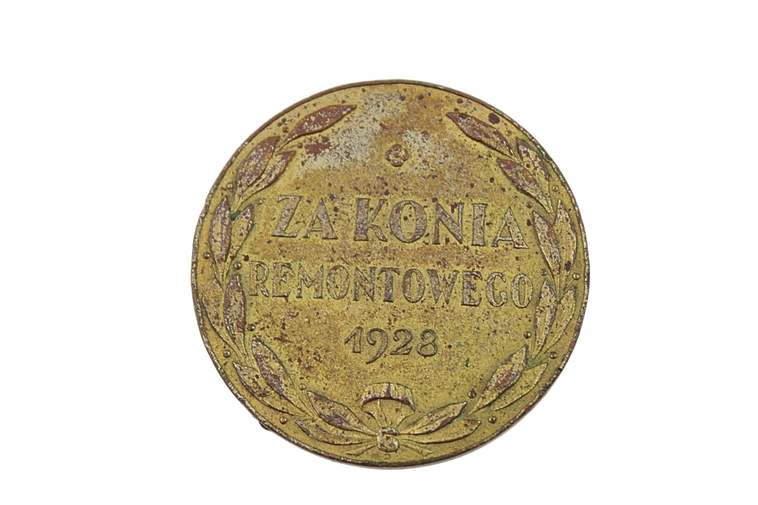 II RP Medal za Konia Remontowego 1928 rok – nagroda MS Wojsk – rzadki
