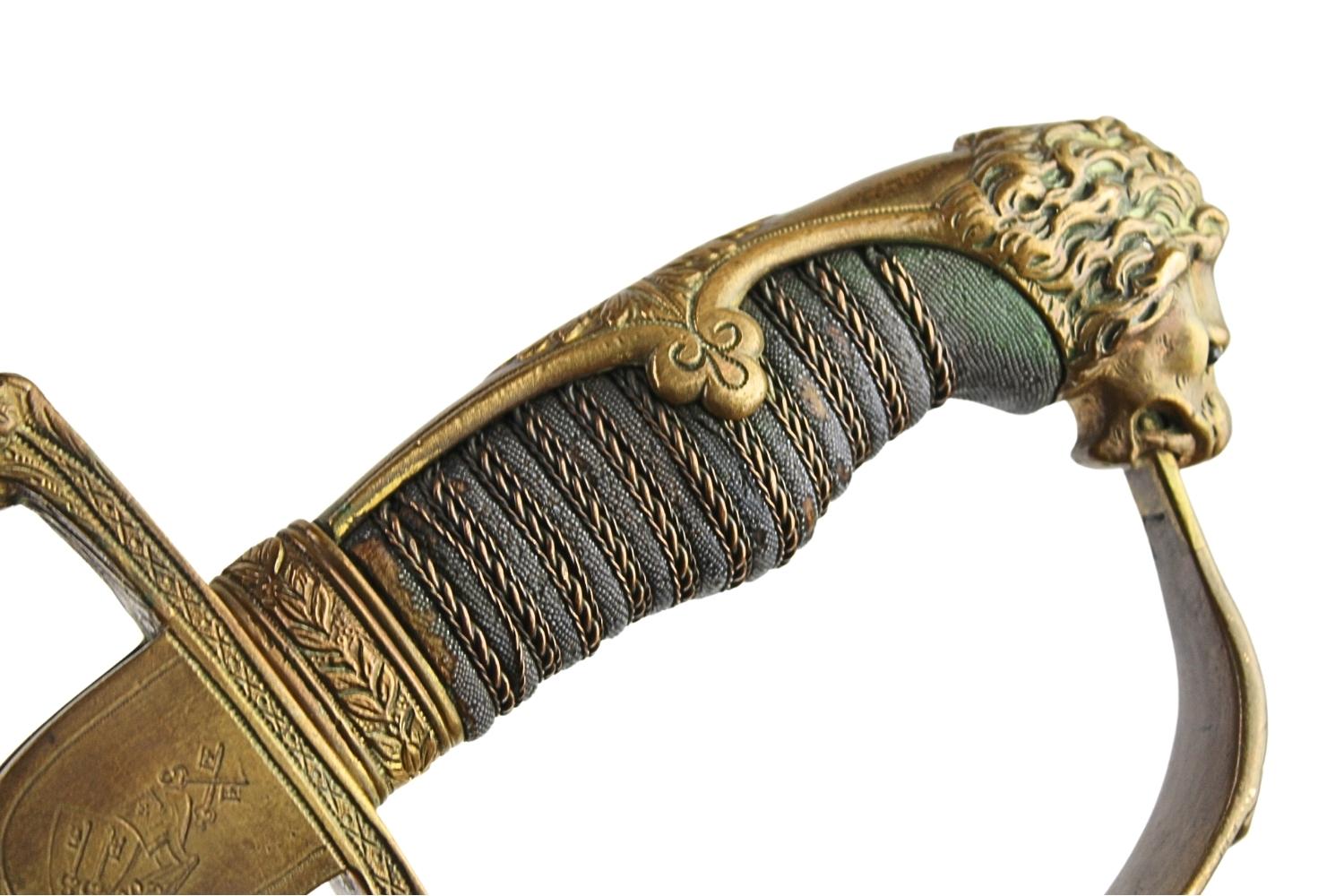 Oficerska szabla z głownią szabli francuskiej 1822