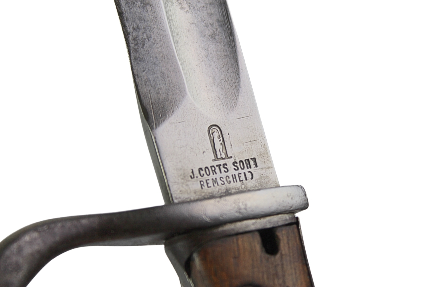 Bagnet niemiecki wz.98 05 „Liść” J.Corts Sohn Remscheid 1915 z żabką