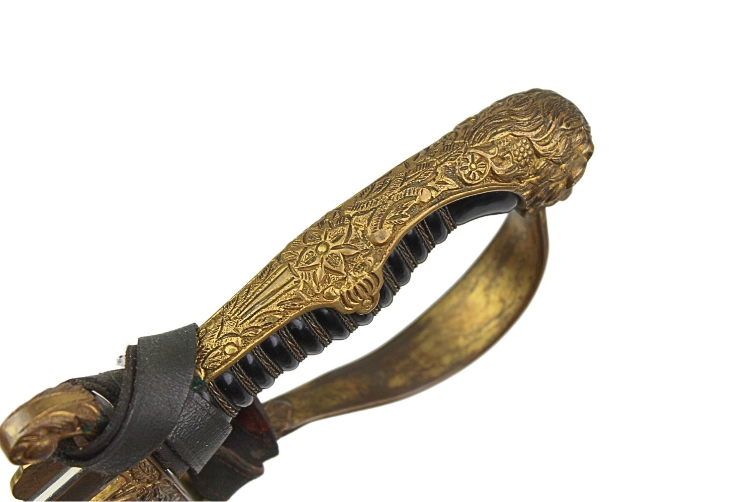 Szabla oficera Wehrmachtu E. Pack & Sohne Solingen z temblakiem