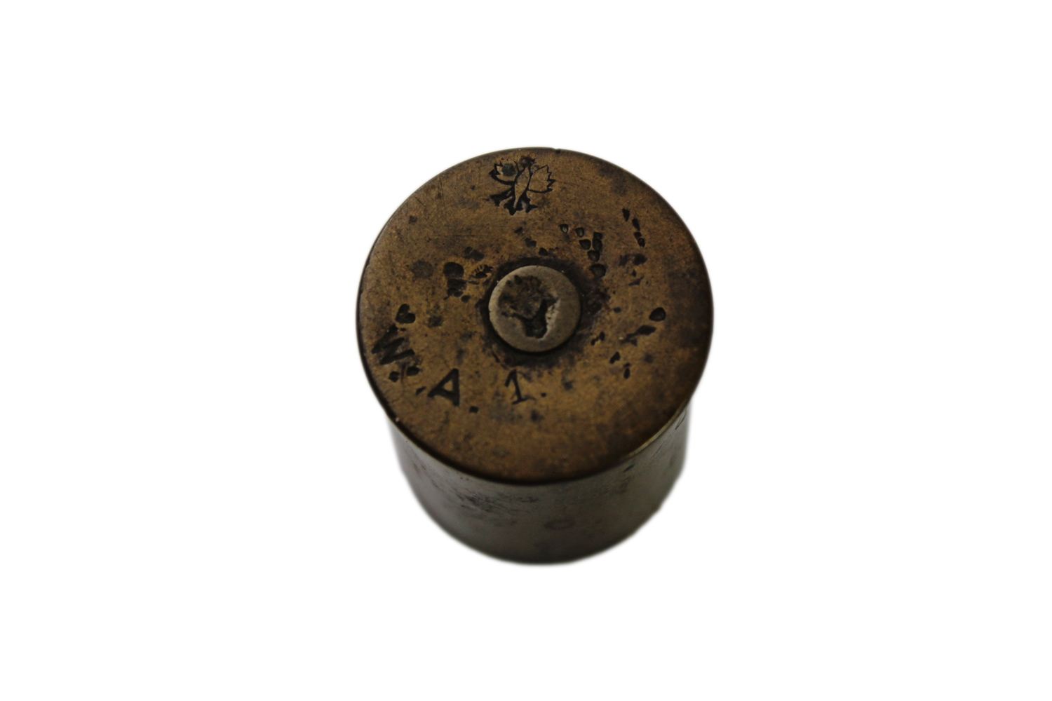 II RP Zapalniczka z łuski rakietnicy "Perkun" W.A.1. Sztuka okopowa 