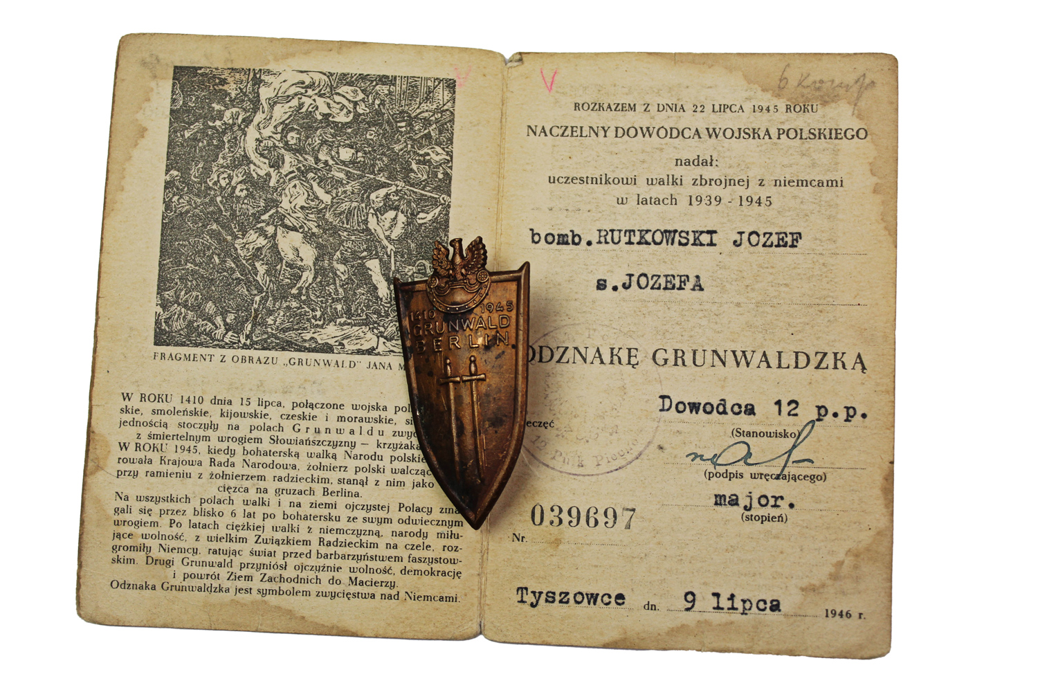 LWP Zestaw po kapralu Józefie Rutkowskim