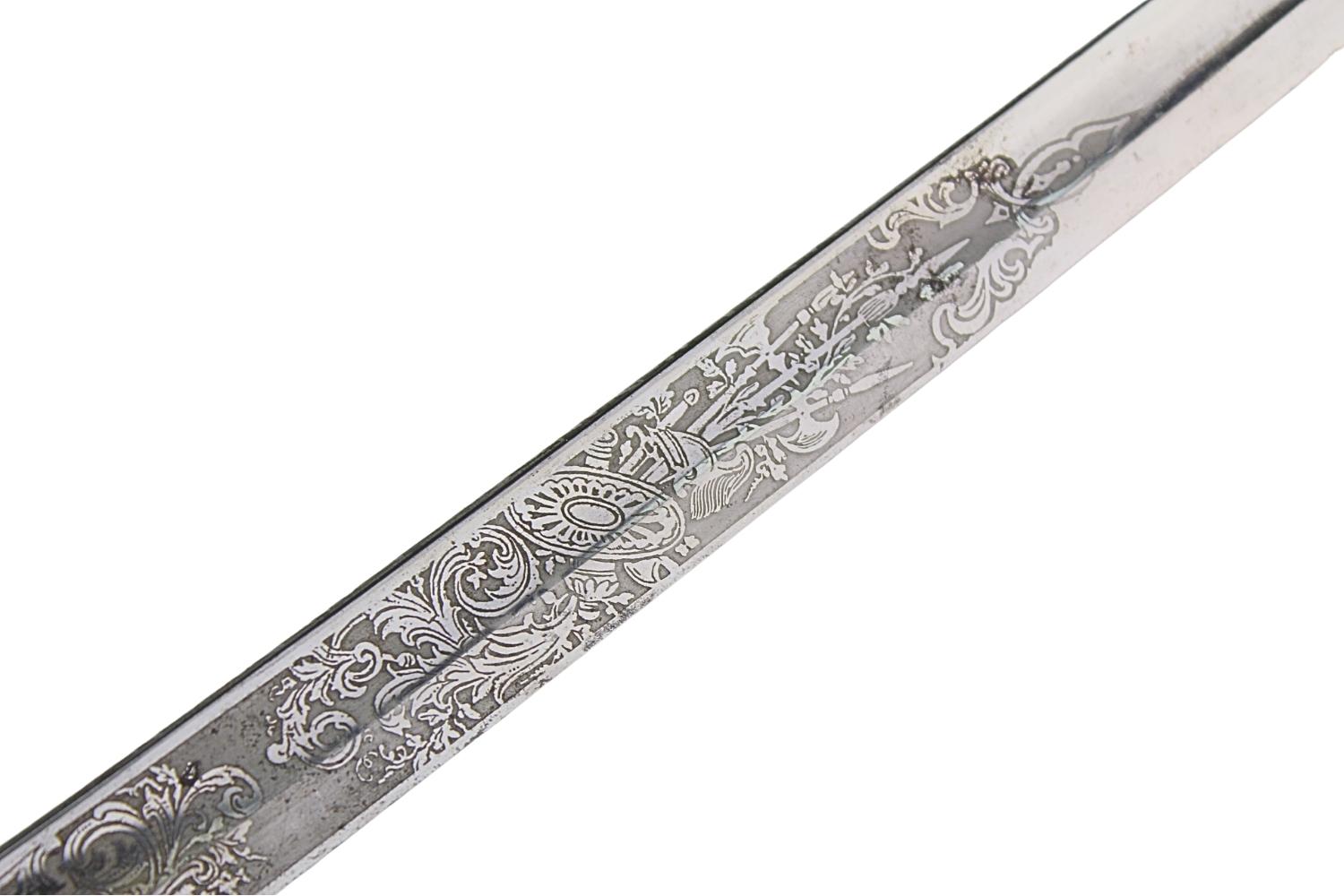 Szabla oficerska Niemcy Dekor