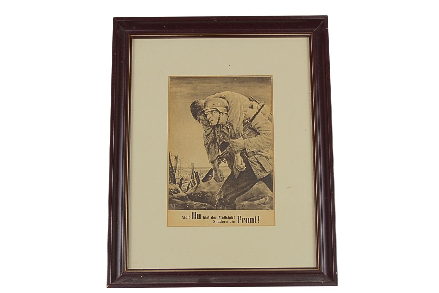 Plakat Nicht Du bist der Masstab! Sondern die Front