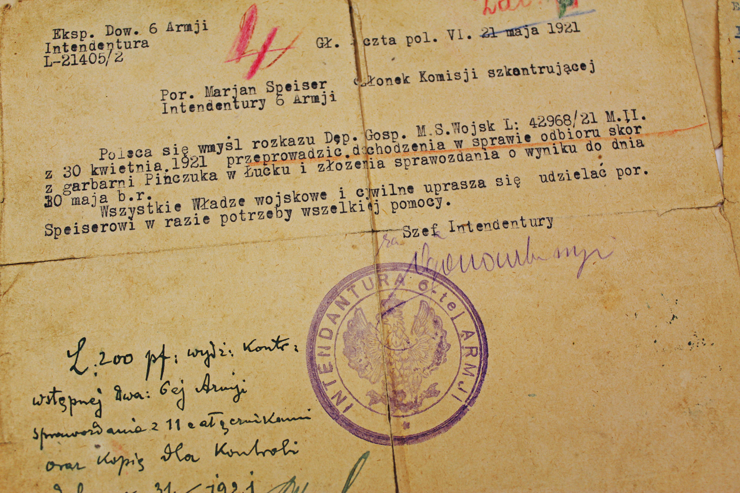 II RP PRL Zestaw po poruczniku Marianie Speisnerze