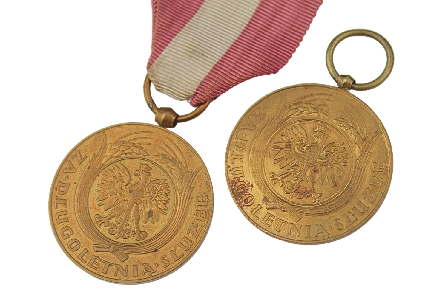 II RP Zestaw Medali za długoletnią służbę X Lat 