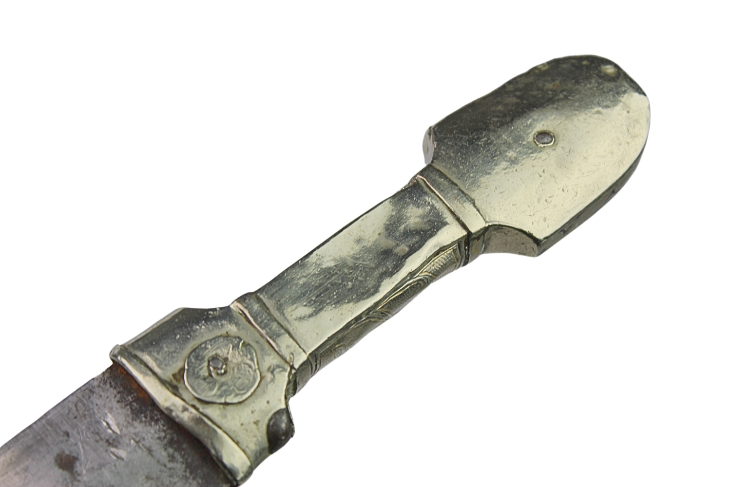 Kindżał Kaukaski Srebro XIX - XX Wiek Luksusowy - Carska Rosja