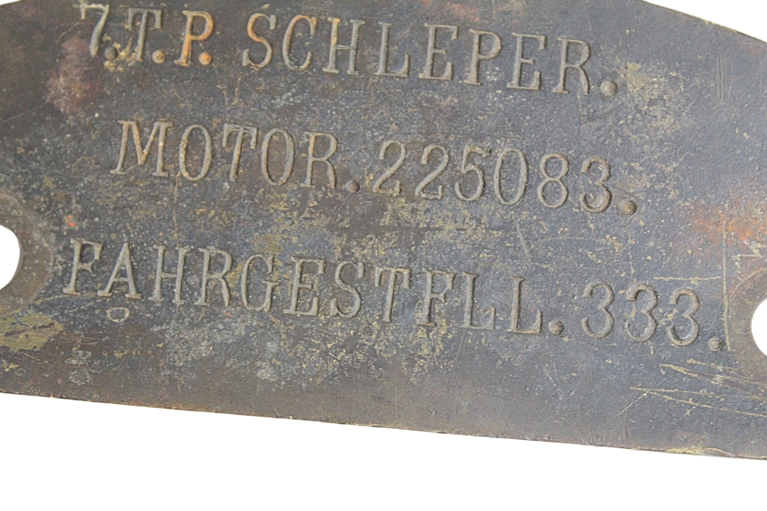 II RP Tabliczka znamionowa P.Z. INŻ C2P  7TP unikat 