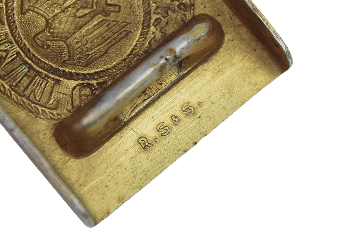 Klamra Kriegsmarine sygnowana RS&S