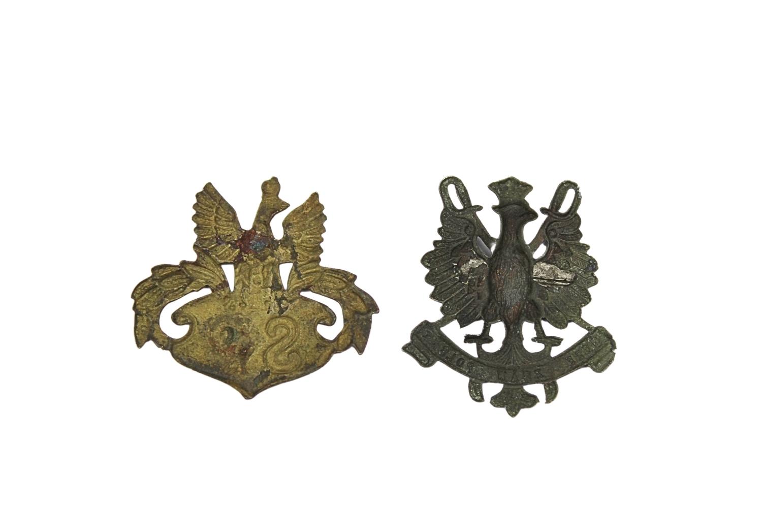 II RP Zestaw dwóch orłów 